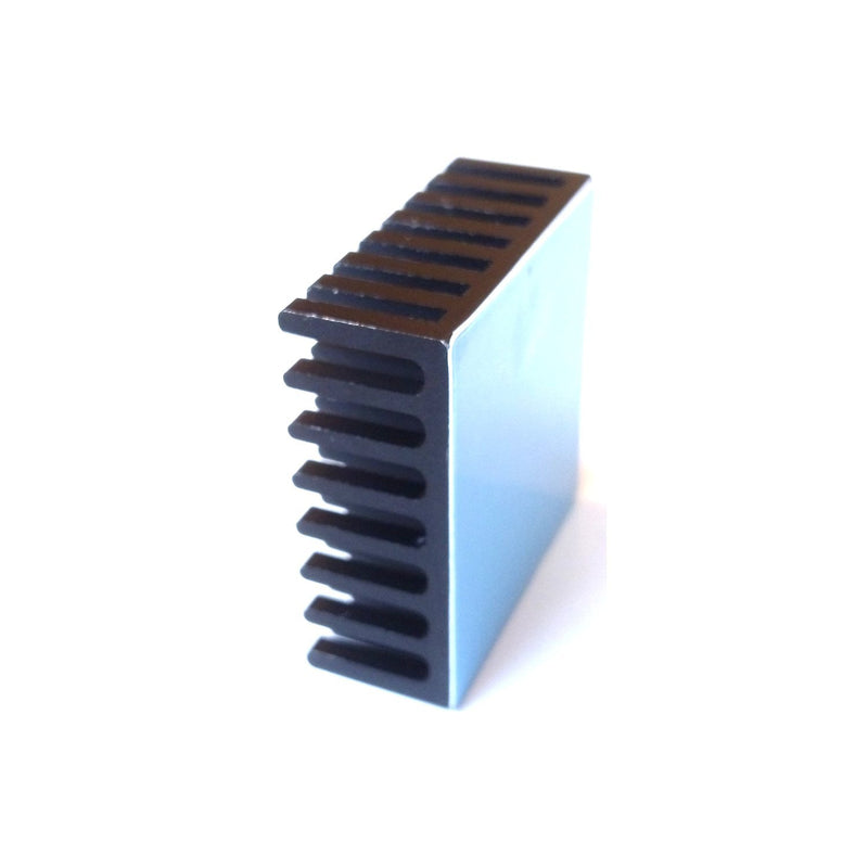 Easycargo 10pcs 25mm Heatsink Kit 25x25x10mm + 3M 8810 Thermal Conductive Adhesive Tape, Cooler Aluminum Heat Sink for Cooling Raspberry Pi 4 GPU IC Chips LED (25mmx25mmx10mm)