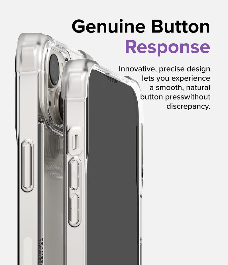 Ringke Fusion Bumper [Reinforced Corner] Compatible with iPhone 14 Plus Case 6.7 Inches, Transparent Shockproof Protective Cover for Women, Men - Clear