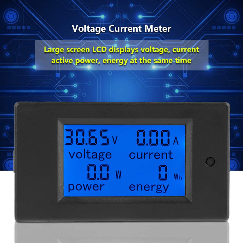 【𝐂𝐡𝐫𝐢𝐬𝐭𝐦𝐚𝐬 𝐃𝐞𝐚𝐥𝐬】Voltage Current Tester,PZEM-051 DC 6.5-100V Digital Electric Power Energy Voltage Current Meter,with Power Alarm Threshold, Overload Alarm Function(50A Current Shunt)