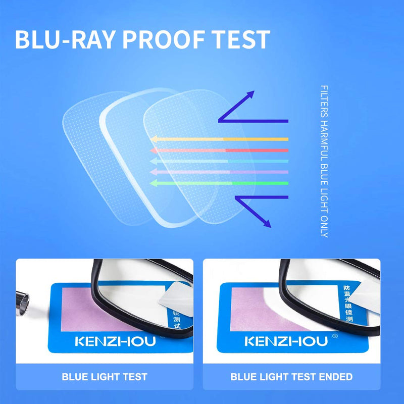 Blue Light Blocking Glasses/Computer Glasses 1 Pack Decrease Eye Eyestrain Unisex(Men/Women) C4