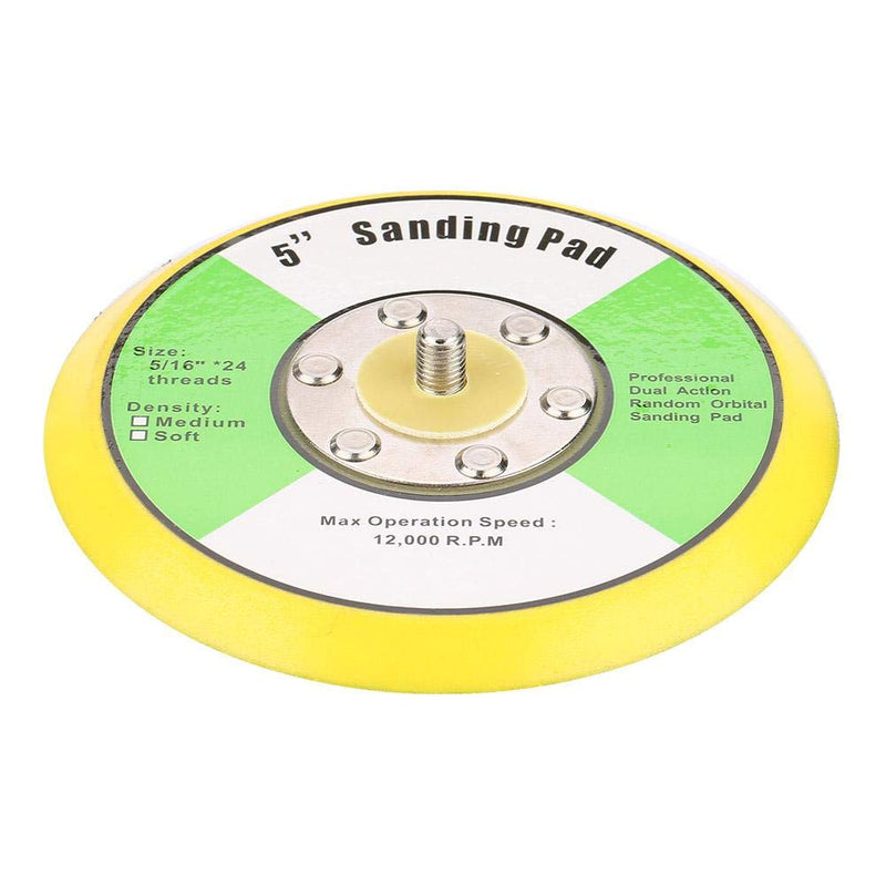 100/125mm polishing tray grinding polishing backing plate with M8 thread(5 inches) 5 inches