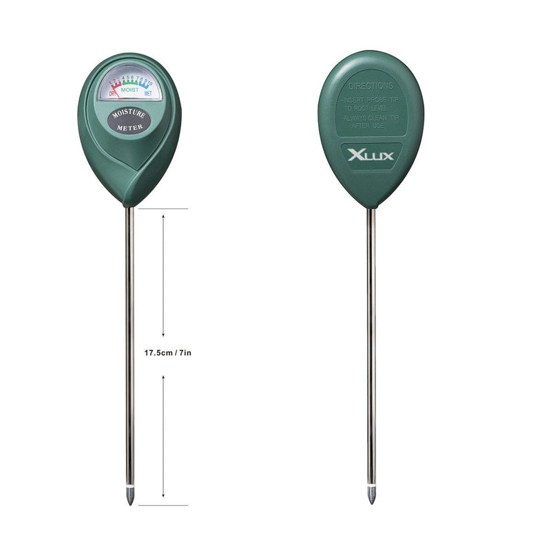 XLUX Soil Moisture Meter, Plant Water Monitor, Soil Hygrometer Sensor for Gardening, Farming, Indoor and Outdoor Plants, No Batteries Required 26CM