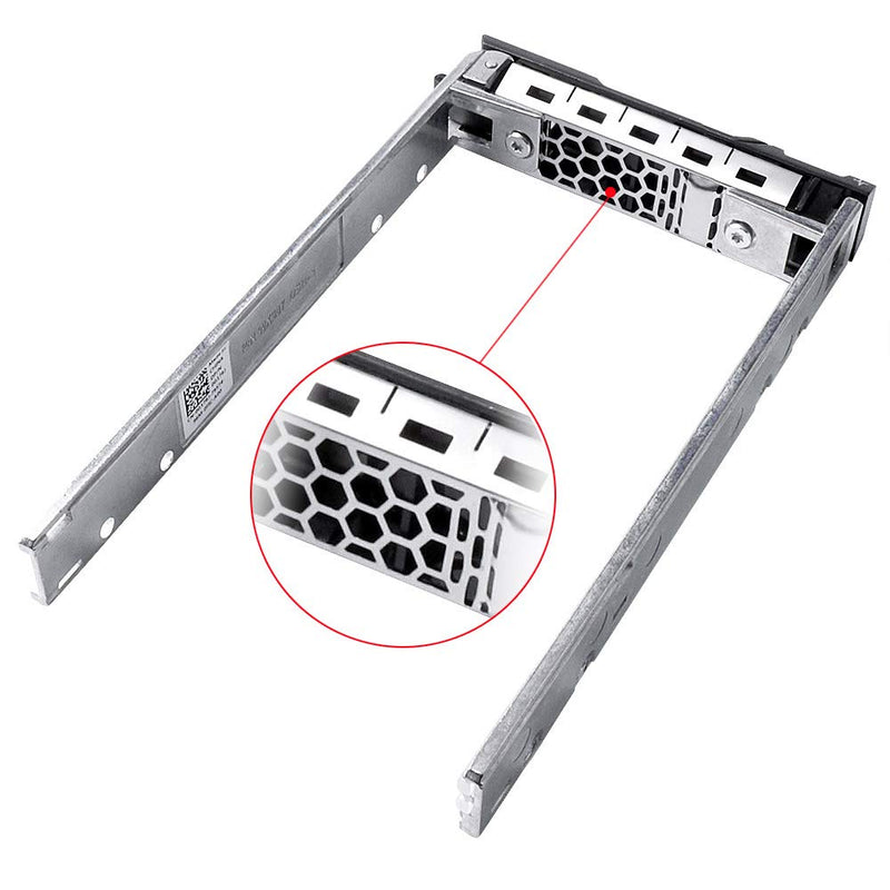 2.5" inch G176J 0G176J G281D KG7NR SAS SATA Hard Drive HDD Tray Caddy Compatible for Dell PowerEdge T440 T640 R330 R430 T430 R630 T630 R730 R830 R930 R320 R420 Server and More - Hot-Swap Tray (2-PACK) 2-PACK