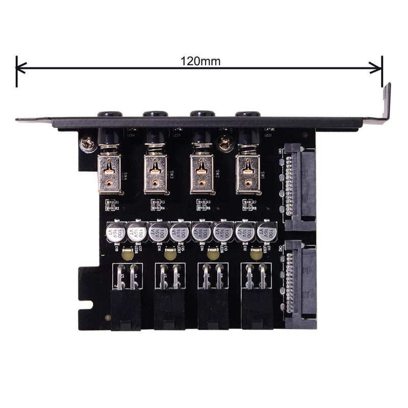 Xiwai 4 Hard Disk Control System Intelligent Control Management System HDD SSD Power Switch with PCI Bracket