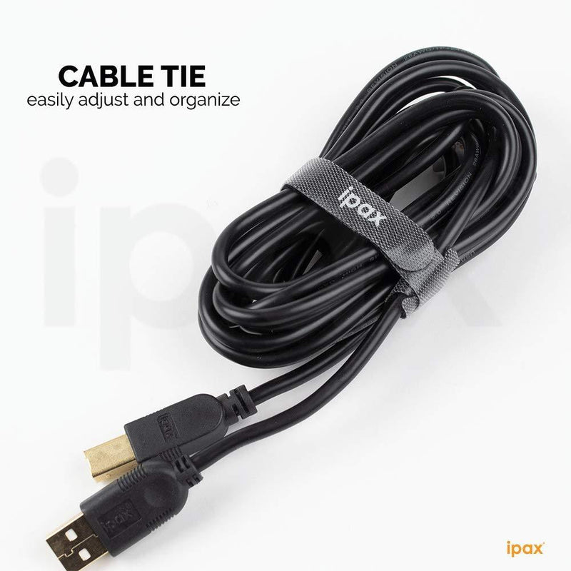 Ipax 15 Ft Long Hi-Speed USB Printer Cable Cord Compatible with Canon Pixma mg2520 iX6820 iP8720 Brother MFC-J870DW HL-L8360CDW HL-L2370DW DCP-L2540DW 15ft Black