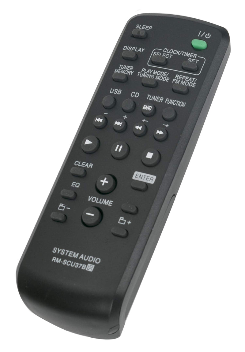 RM-SCU37B Replaced Remote fit for Sony Mini HI-FI Component System LBT-SH2000 SS-SH2000 CMT-BX3 CMT-BX30R HCD-CBX3 HCD-BX30R LBT-SH2000 RM-SCU37 CMT-FX205 CMT-FX200 MHC-EX700 MHC-EX600 MHC-EX99