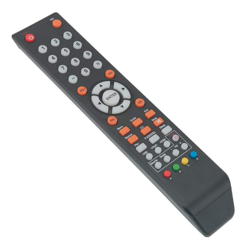 Remote Control Replacement Applicable for Sceptre TV E195BD-SR E246BD-SMQK U435CV-UMR C550CV-UMR E168WV-SS X438BV-FSR X322BV-SRR C650CV-UMR C658CV-UMR E165BD-SS E165WV-SS E165WD-SS X435BVFSR E168WD-SS