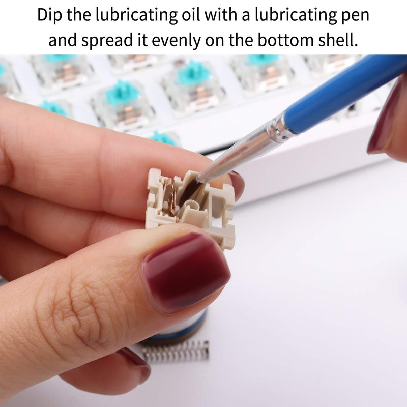 Switches Lube 0.35 oz Grease Oil GPL 205 G0 Mechanical Keyboard Keycaps Lubricant Lubes Stabilizer Lubricating 205G0