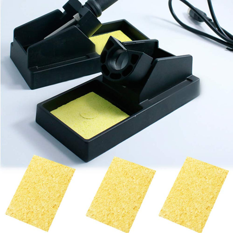 Pack of 30 pads soldering sponge soldering iron cleaning sponge soldering welding cleaning for soldering tips