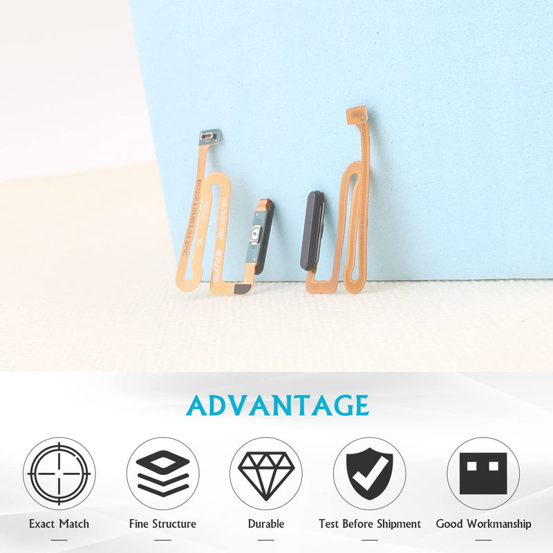 Fingerprint Sensor Flex Cable for Samsung Galaxy A12 SM-A125U SM-A125F Power On Off Button Flex Cable Replacement with Tools