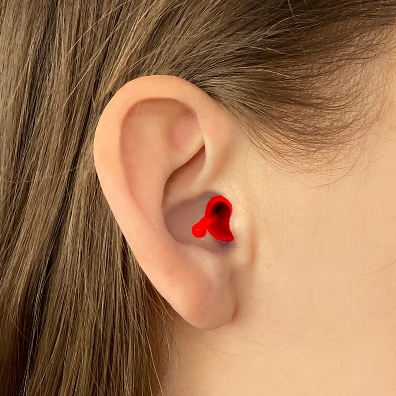 Flare Audio® Calmer® Kids Red – in Ear Device to Gently Soothe Sound sensitivities and Reduce Stress - Ideal for Sensitive Hearing, Autism, ADHD