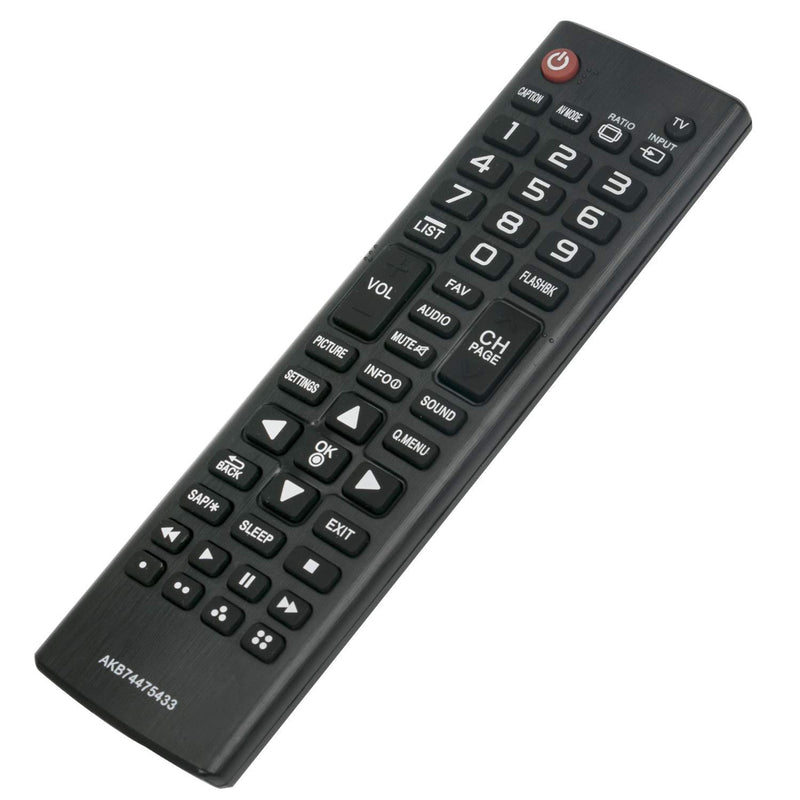 New AKB74475433 Remote Replacement fit for LG TV 32LF5600 42LF5600 32LB520B 49LX341C 49LX540S 42LX330C 42LX530S 43LX310C 49UF6700-UC 55LX540S 60LX341C 60LX540S 55LB6000 60LX341C 49LJ510M 49LJ5100