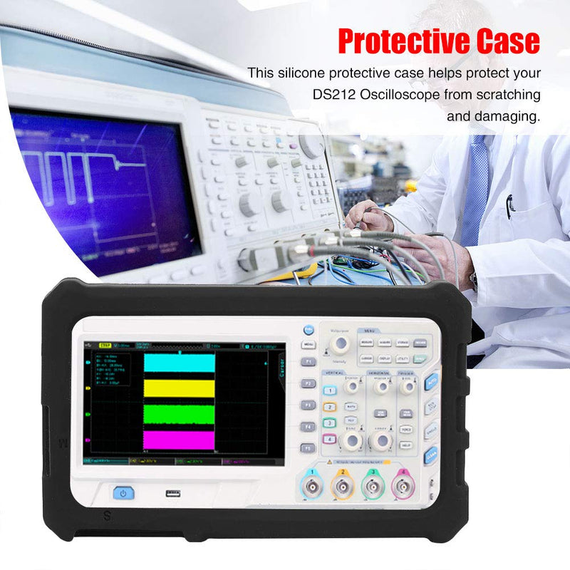 DS212 Case, Silicone Protective Case with Ring Stand for DS212 Mini Digital Oscilloscope