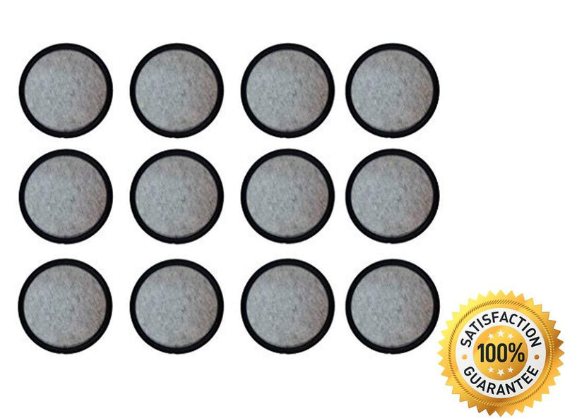 Premium Replacement Charcoal Water Filter Disks for Mr. Coffee Machines 12 Pack + Reusable Basket Coffee Filter fits Mr. Coffee 12 Water Filters + 1 Coffee Filter