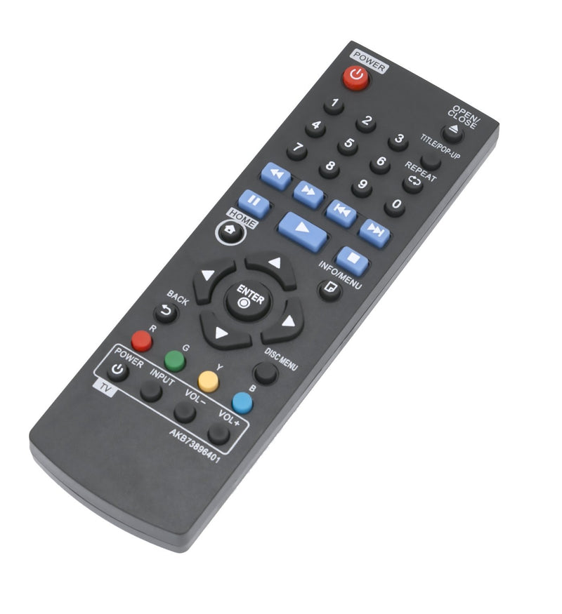 New AKB73896401 Replace Remote fit for LG BLU RAY DISC DVD Player BP135 BP145 BP155 BP175 BP255 BP300 BP335W BP340 BP350 BPM25 BPM35 UP870 UP875 BP550