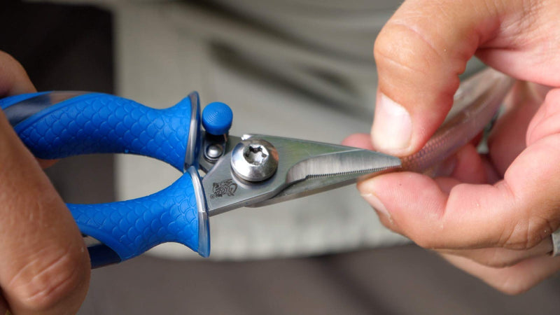 Cuda 5.25" Titanium Bonded Mini Snip, Blue (23028)