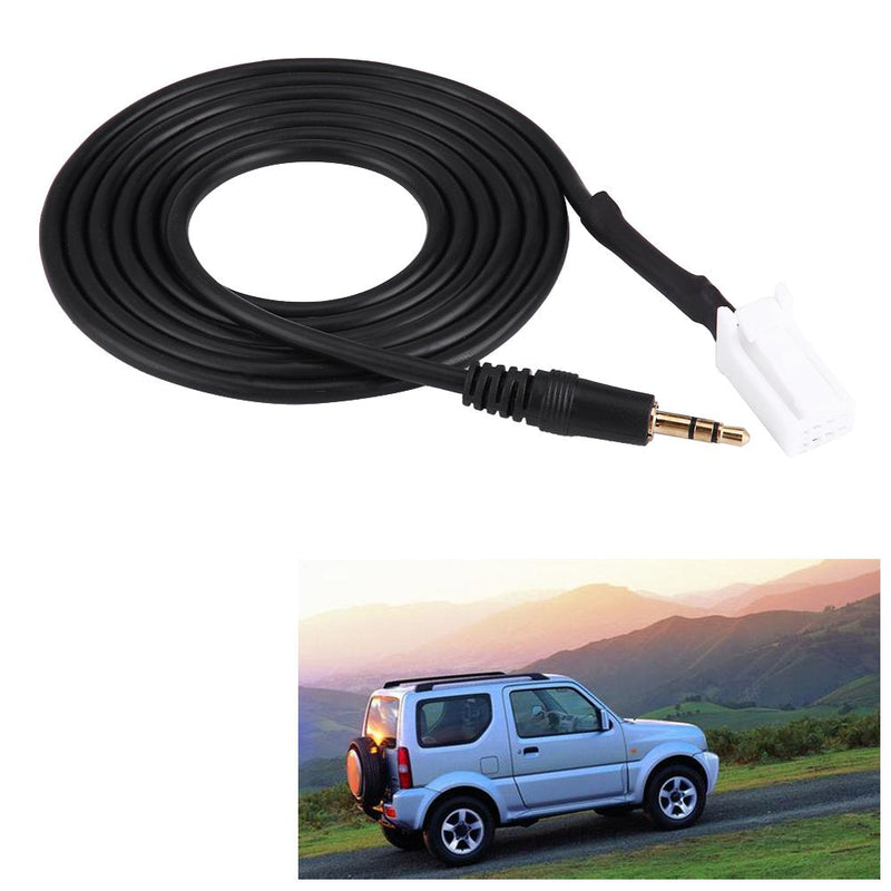 Car AUX Audio Cableï¼ŒAudio AUX Input Cable Adapter 8pin Plug 3.5mm Jack Fit for Suzuki Swift Vitra Jimny