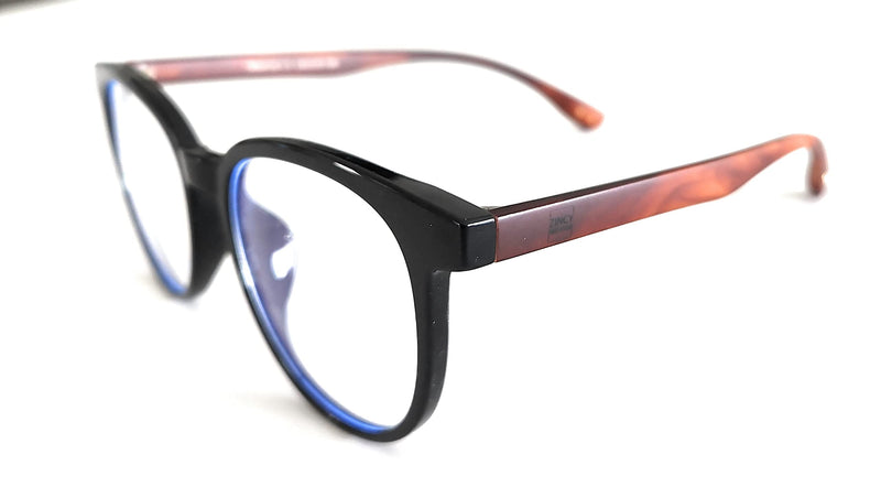 Zincy Inc. Blue Light Blocking Glasses Modern Unisex Design, Working on Computer/Gaming/Watching TV, Phone Black