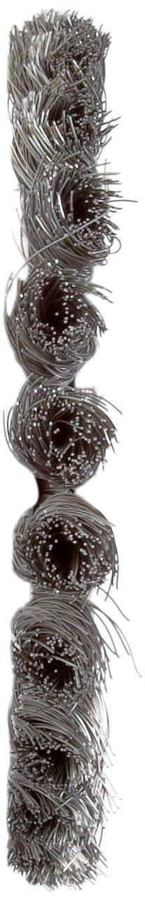 Weiler 08085 6" Standard Twist Knot Wire Wheel, .014" Steel Fill, 5/8"-1/2" Arbor Hole, Made in the USA 0.014" Wire Size
