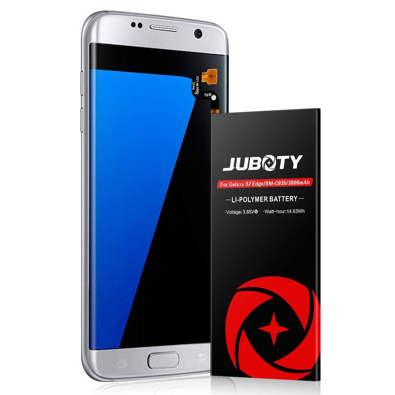 JUBOTY Galaxy S7 Edge Battery Replacement Upgraded 3800mAh Li-Polymer Battery EB-BG935ABE for Samsung Galaxy S7 Edge G935V G935A G935T G935F G935P with Repair Tool Kit