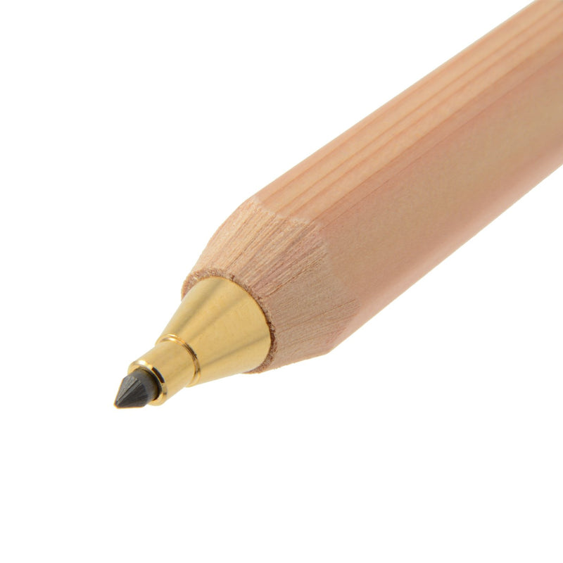 OHTO Mechanical Pencil Wood Sharp with Eraser 2.0, 2.0mm, Natural Wood Color Body (APS-680E-Natural) 1