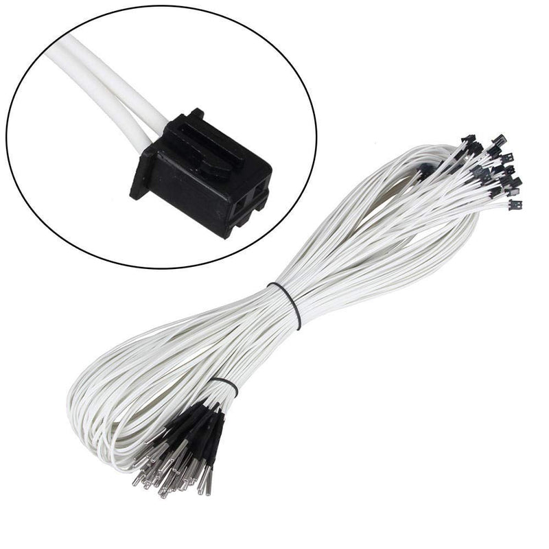 DollaTek 5Pcs 2M Thermistor Temperature Sensor HT-NTC100K 50℃ High Temperature for 3D Printer