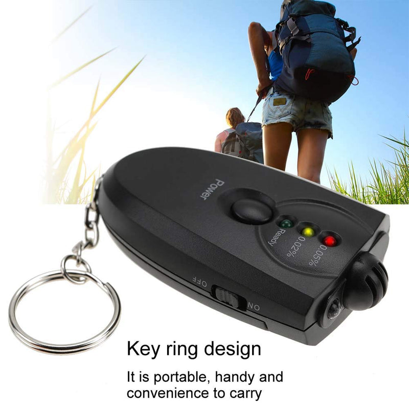 TMISHION Breathalyzer, Mini Portable LED Keychain Alcohol for Personal and Professional Use