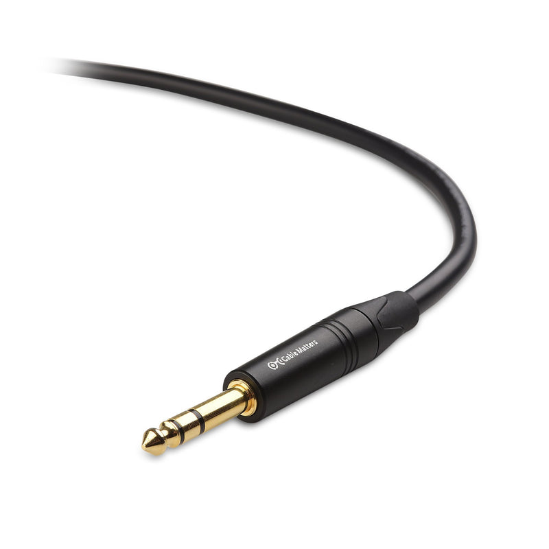 Cable Matters 6.35mm (1/4 Inch) TRS to XLR Cable (XLR to TRS Cable) Male to Male 3 Feet 3 ft