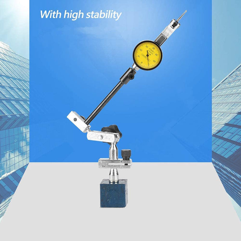 Othmro Gage Holder Magnetic Base Adjustable Aluminium Alloy Test Indicator Holder Digital Level 1pcs