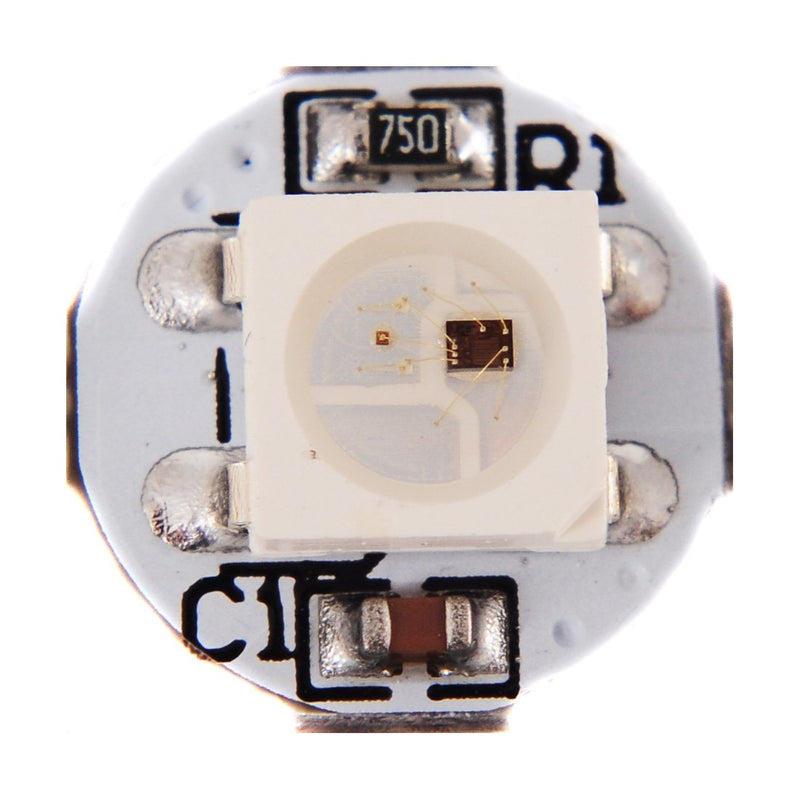 BTF-LIGHTING WS2812B 100PCS 5050SMD Individually Addressable Smart RGB LED Pixel for Arduino 5V DC Single 1-led LED Module Pixels Color Light little rgb LEDs Lampon Black Heat Sink PCB Board Only DC5V Rgb White Pcb