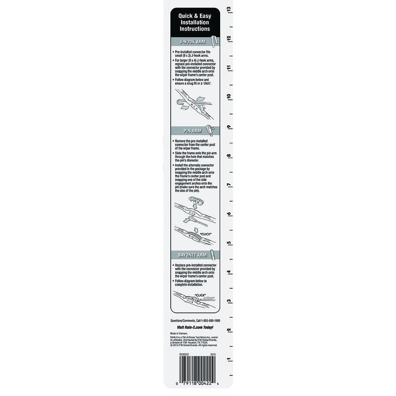 Rain-X RX30224 Weatherbeater Wiper Blade - 24-Inches - (Pack of 1) Single pack