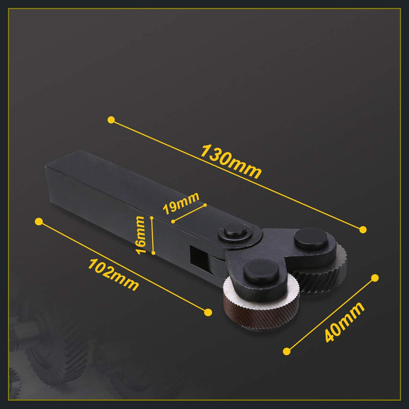7pcs Steel Knurling Wheel Knurling Tool Knurling Tool Diagonal Wheel Linear Knurl Set 0.5mm 1mm 2mm
