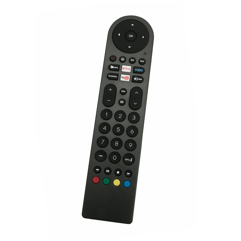 Replace Standard IR Remote Control fit for RCA Smart LED LCD TV WX15244 WX15284 WX15163 SLD32A30RQ SLD32A45RQ SLD40A45RQ SLD40HG45RQ SLD50A45RQ with Netflix Vudo You Tube Internet Shortcut App Key