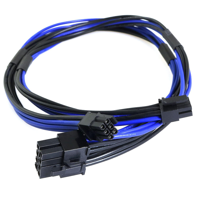 BLLNDX Dual Mini 6 Pin to 8 Pin PCI Express Video Card Power Adapter Cable for Mac Pro Tower/Power Mac G5
