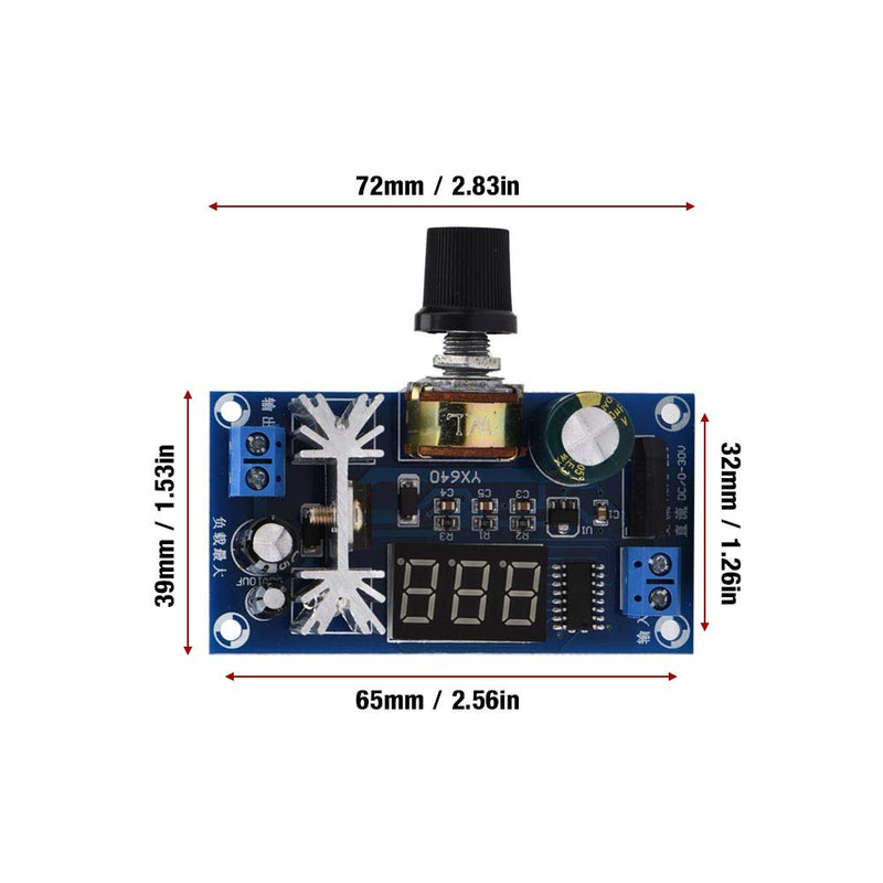 317 Adjustable Power Supply LM317 Power Regulator Adjustable Voltage Regulator Digital Voltage Display Power Supply Board