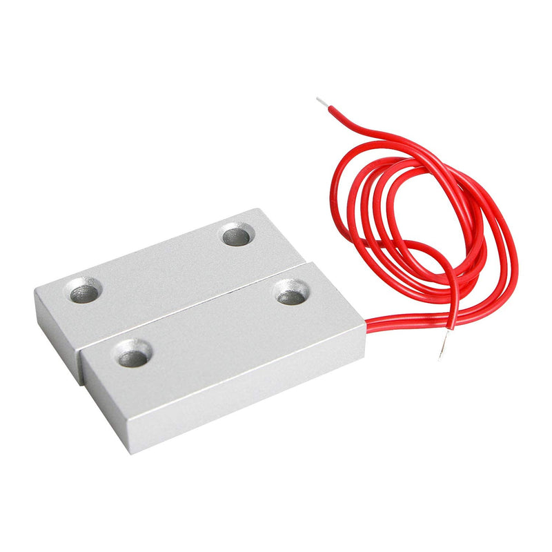 Aoje-Link MC-52 NO Wired Magnetic Switch Door Window Reed Switch Micro Alarm Magnetic Contact Security Silver Gray 2pcs