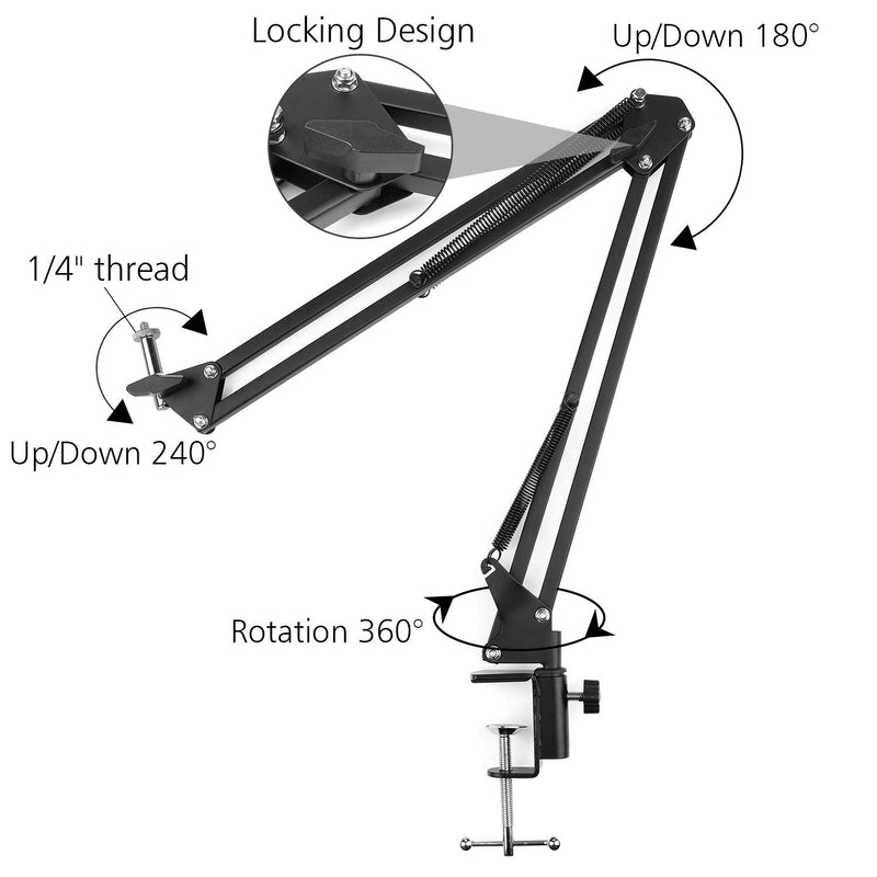 Overhead Video Stand Phone Holder Articulating Arm Phone Mount Table Top ChromLives Scissor Boom Arm Articulating Phone Stand Tablet Phone Holder for Streaming Phone Baking Crafting Phone Video Stand