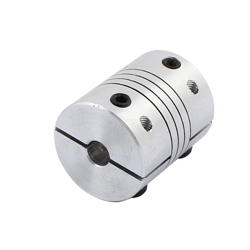 uxcell 5mm to 6mm Shaft Coupling 25mm Length 20mm Diameter Stepper Motor Coupler Aluminum Alloy Joint Connector for 3D Printer CNC Machine DIY Encoder 5-6mm