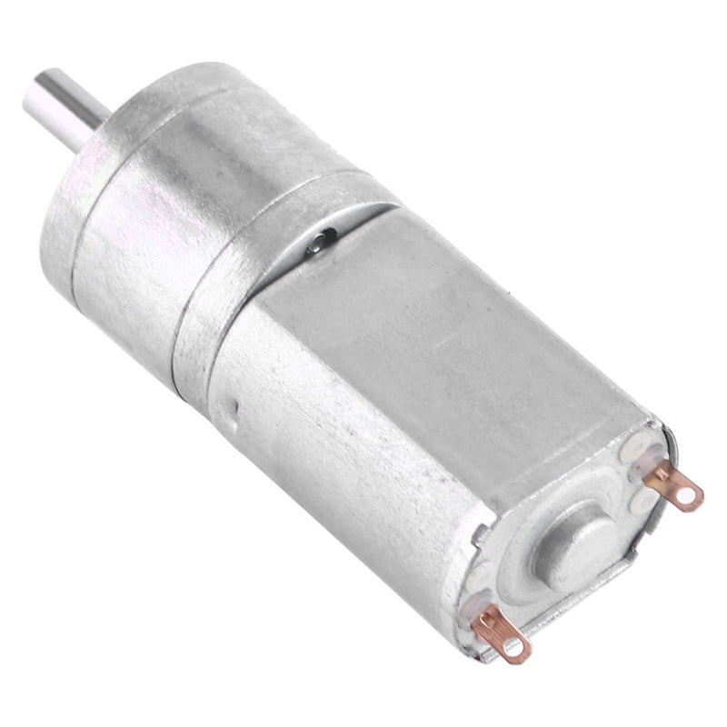 DC Motor 12V, Gear Box Reversible High Torque Reduction Electric Motor 15~200RPM Outer Diameter 20MM(100RPM) 100RPM