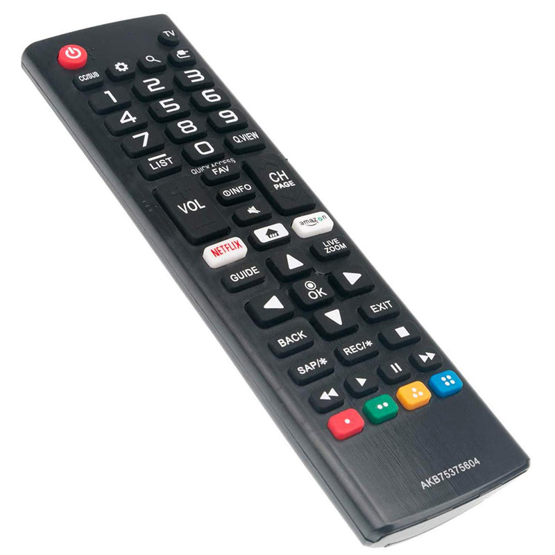 New AKB75375604 Replacement Remote Control fit for LG LED TV 32LK610BBUA 32LK610BPUA 43LK5700BUA 43LK5700PUA 43LK5750PUA 43UK6090PUA 43UK6200PUA 43UK6250PUB 43UK6300BUB 43UK6300PUE 43UK6350PUC
