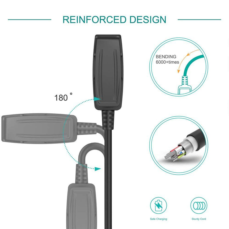 TUSITA Charger Compatible with Garmin Forerunner 35 35J 230 235 630 645 Music 735XT, Approach G10 S20, Vivomove HR, ForeAthlete 35J - USB 100cm Charging Cable - GPS Smartwatch Accessories 1 Pack Style 1 100cm