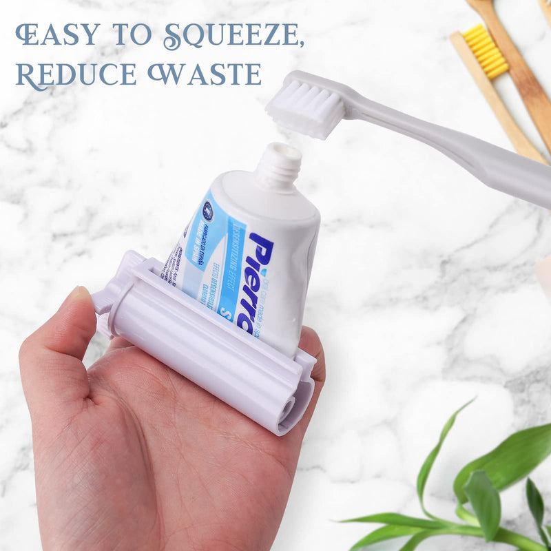 LoveInUsa Toothpaste Squeezers (6-Pack), Toothpaste Tube Roller Toothpaste Dispensers for Bathroom Saves Toothpaste, Creams