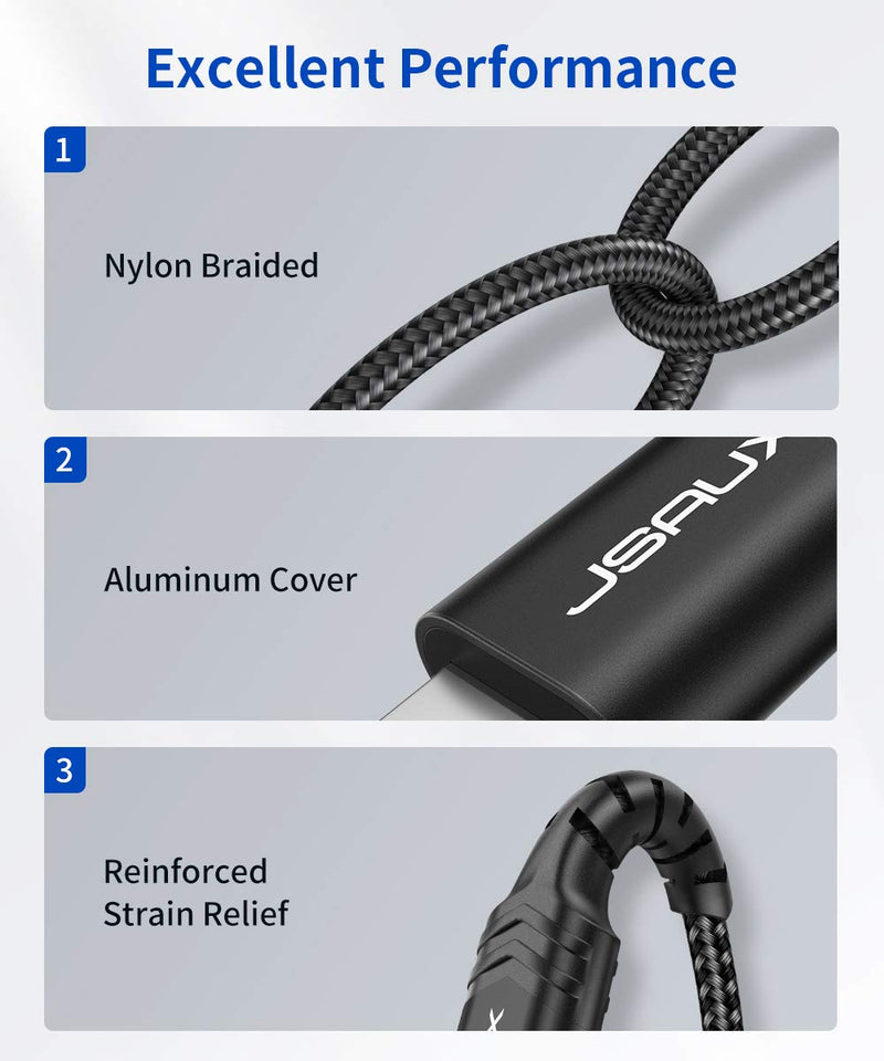 Lightning to 3.5mm Audio Cable 3.3FT, JSAUX [Apple MFi Certified] iPhone Headphones Jack Lightning Aux Cord Compatible with iPhone 13/13 Pro/13 Pro Max/12/12Pro/12 Pro Max/11/11 Pro Max/X/XS/XR-Black Black
