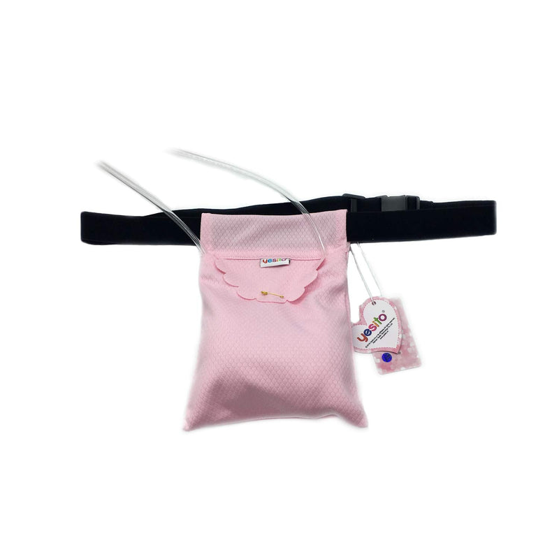 Yesito Mastectomy drainage pouch and Shower pouch for Post Mastectomy Support (Pink)