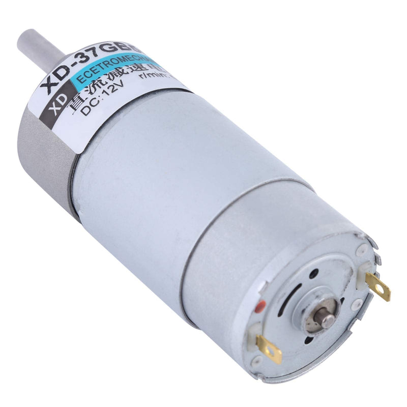12V 15W DC Motor Gear Motor 37GB555 500RPM Large Torsion Power Tool for Window Opener Curtain Machine