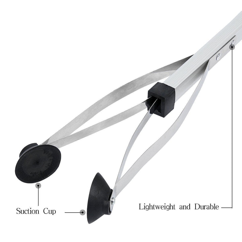 Reacher Grabber 32" Extra Long Folding Reaching Claw Heavy Duty Mobility Aid Arm Extender Gripper Tools for Trash Pick Up Litter Picker Garden Nabber Elderly Arthritis Reach Assist Tool