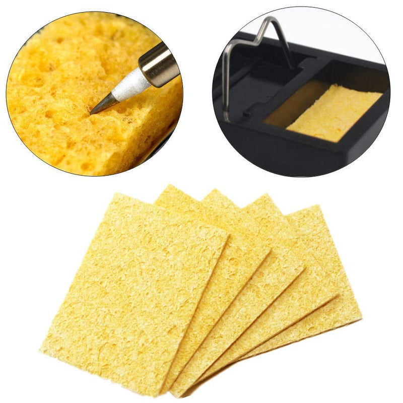 Pack of 30 pads soldering sponge soldering iron cleaning sponge soldering welding cleaning for soldering tips