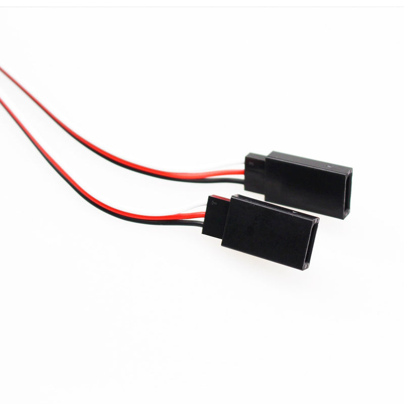 DYWISHKEY 30cm Servo Remote Control 1 to 2 Y Cables, Male to Female (5 PCS)