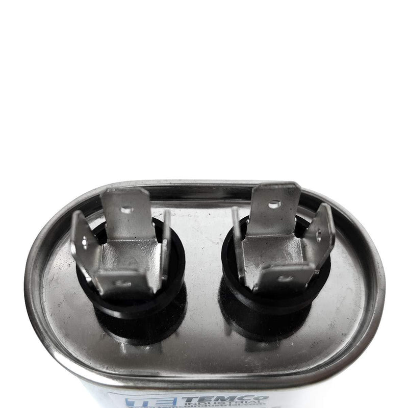 TEMCo 30 uf/MFD 370-440 VAC Volts Oval Run Capacitor 50/60 Hz AC Electric - Lot -1 30 uf (1 Pack)