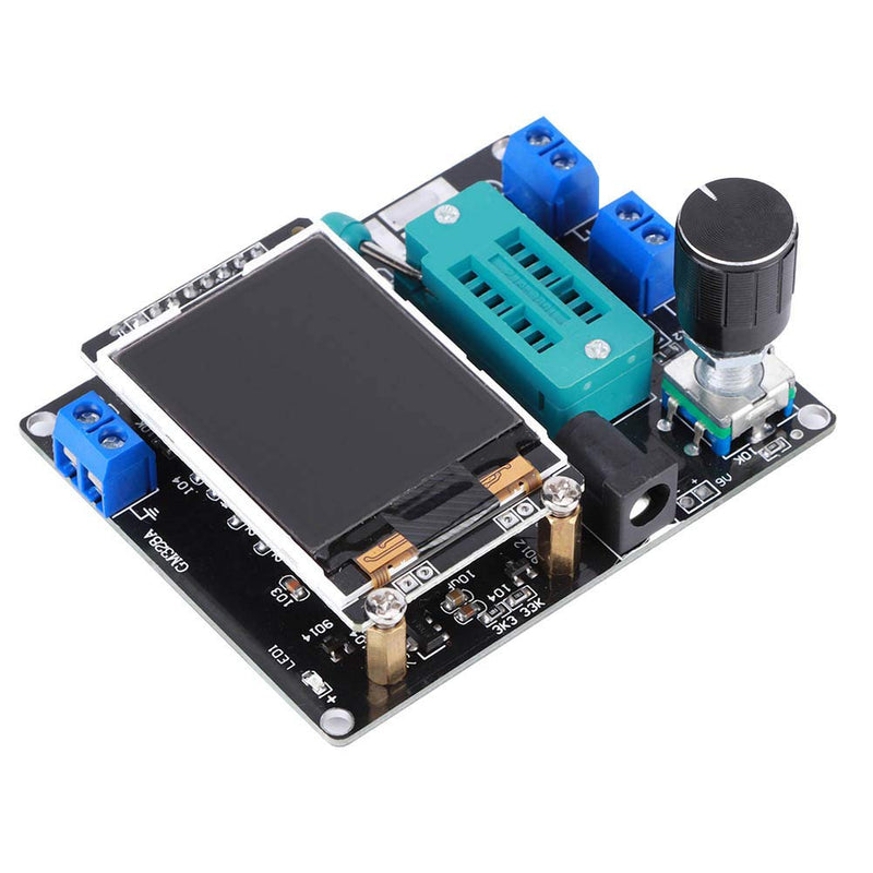ESR Meter with Case NPN PNP GM328 Transistor Tester Small Volume Resistance Inductance Capacitance Meter for NPN and PNP Transistors